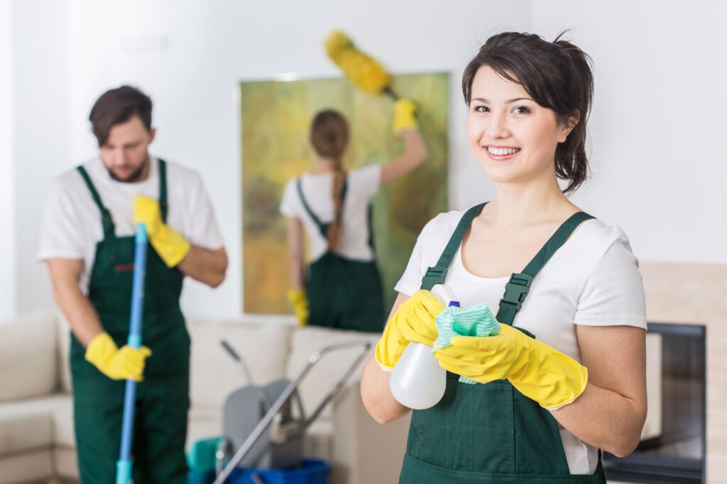 school cleaning services.