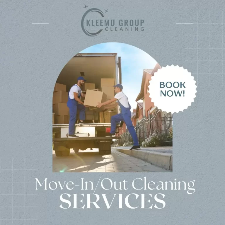 Move-In/Out Cleaning Services.